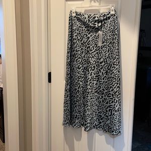 Blue and black Rebecca Minkoff skirt- NWT